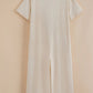 The 'Every Wear' Short Sleeve Wide Leg Jumpsuit - Oh she Rose