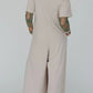 The 'Every Wear' Short Sleeve Wide Leg Jumpsuit - Oh she Rose