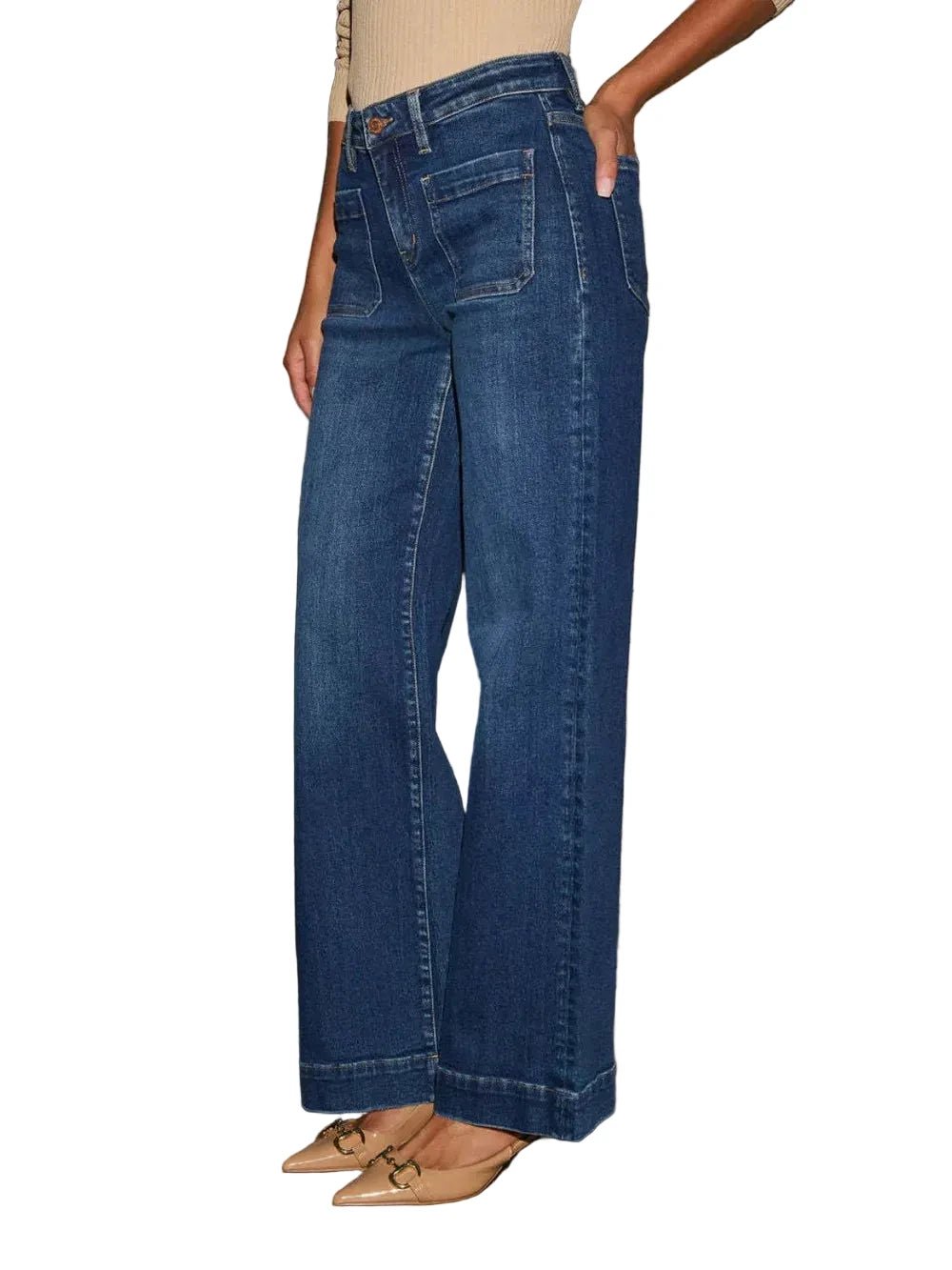 The Florence Wide - Leg Jean - Oh she Rose