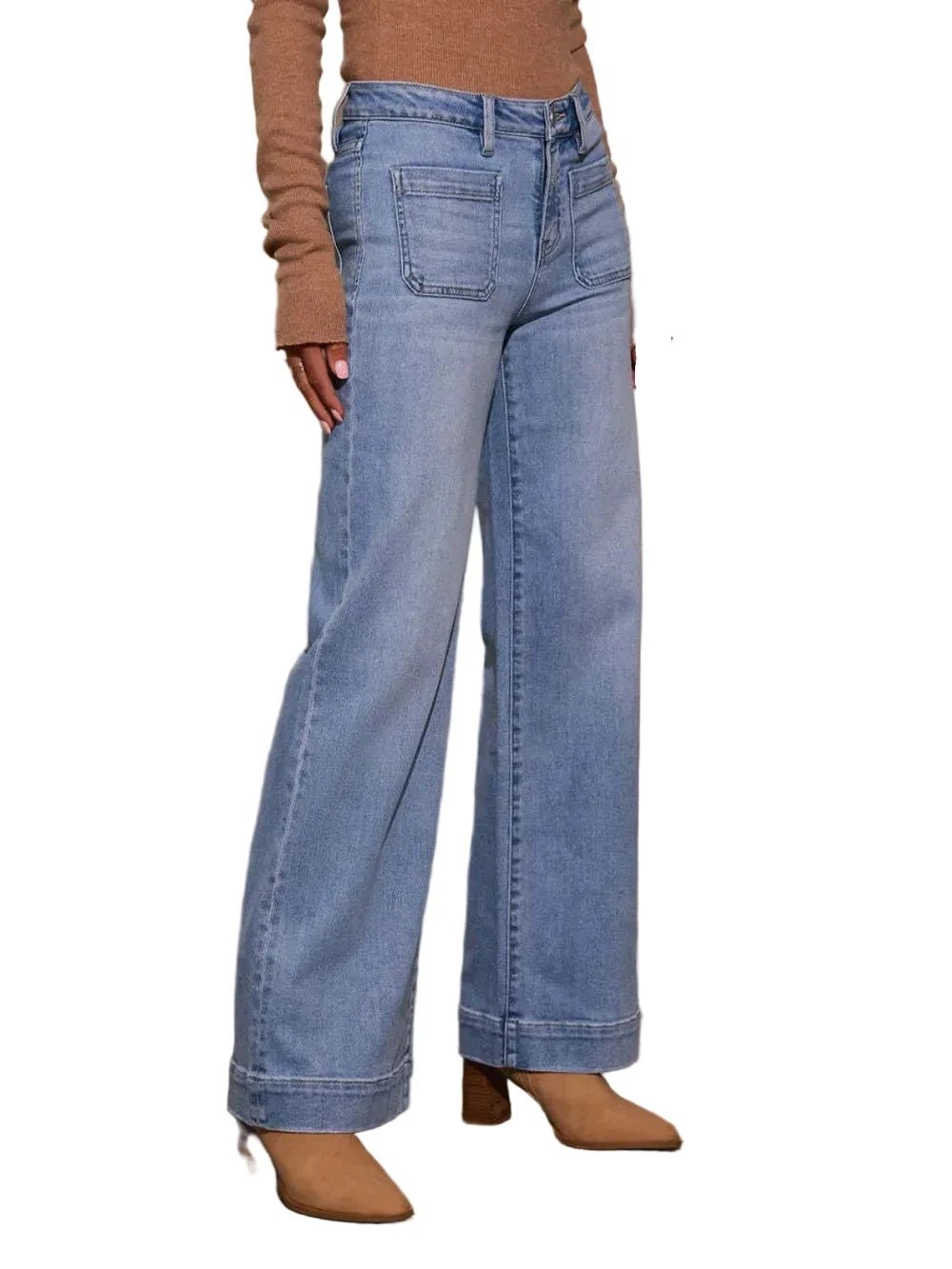 The Florence Wide - Leg Jean - Oh she Rose