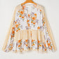 The Marbella Tie Neck Long Sleeve Blouse - Oh she Rose