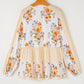 The Marbella Tie Neck Long Sleeve Blouse - Oh she Rose