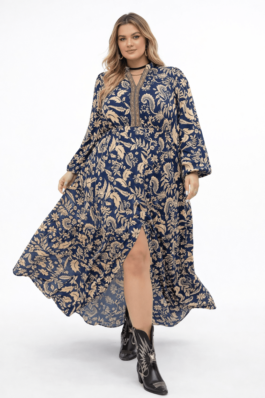 The Midnight Paisley Maxi - Oh she Rose