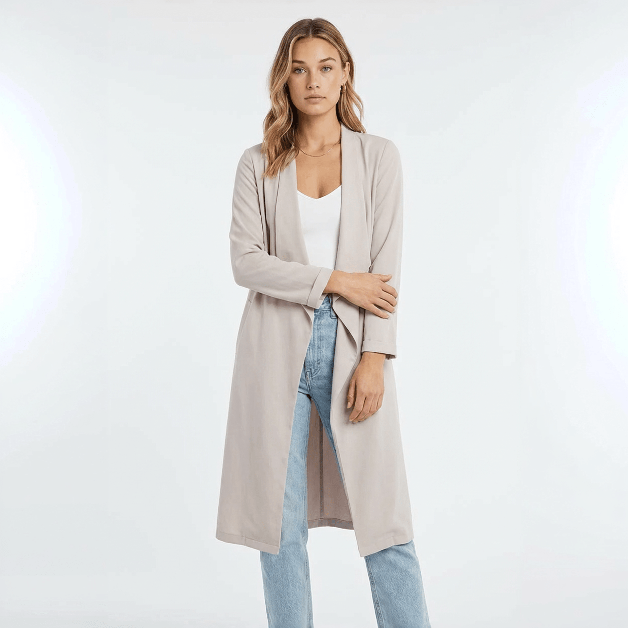 The Modern Muse Duster - Oh she Rose