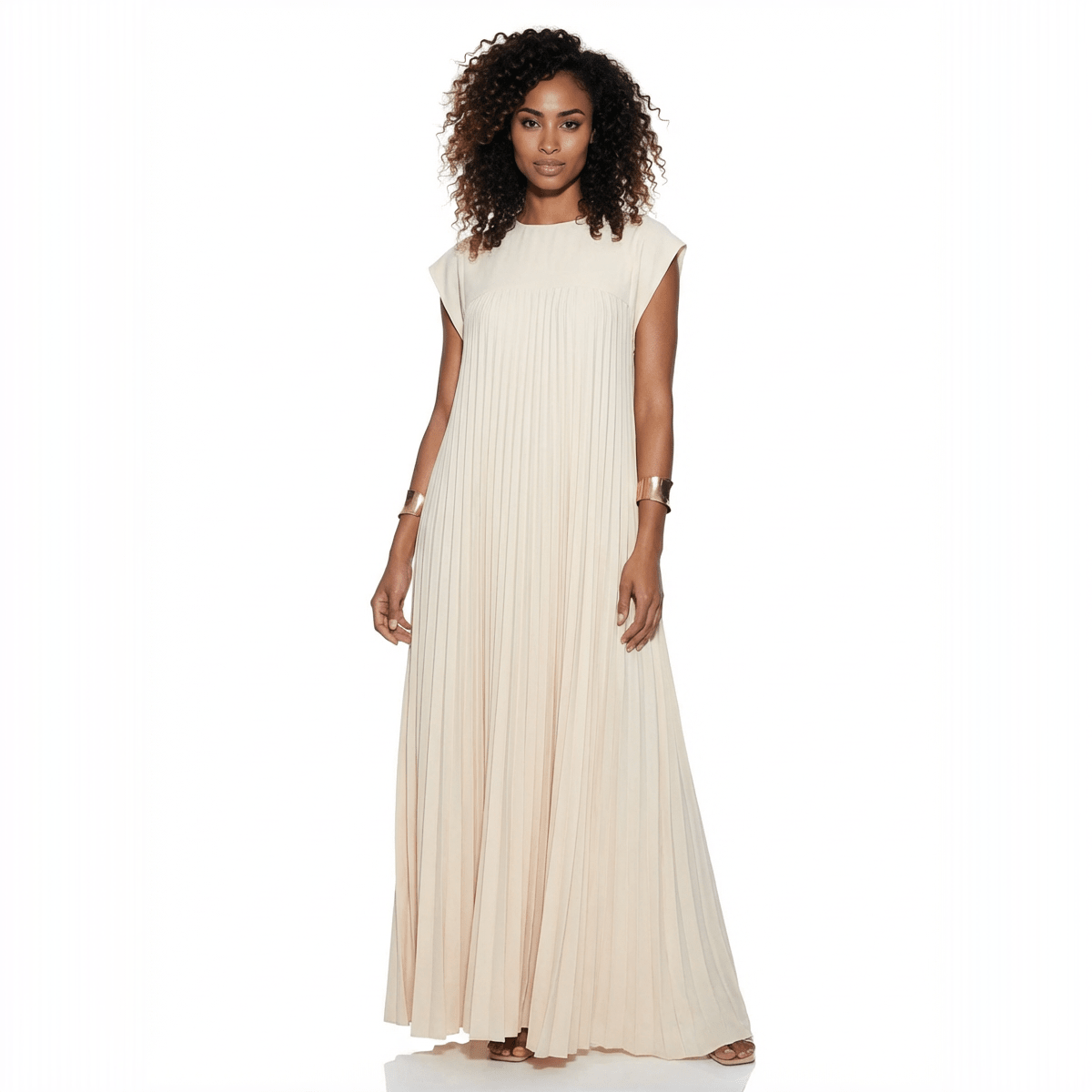 The Poise & Pleats Maxi - Oh she Rose
