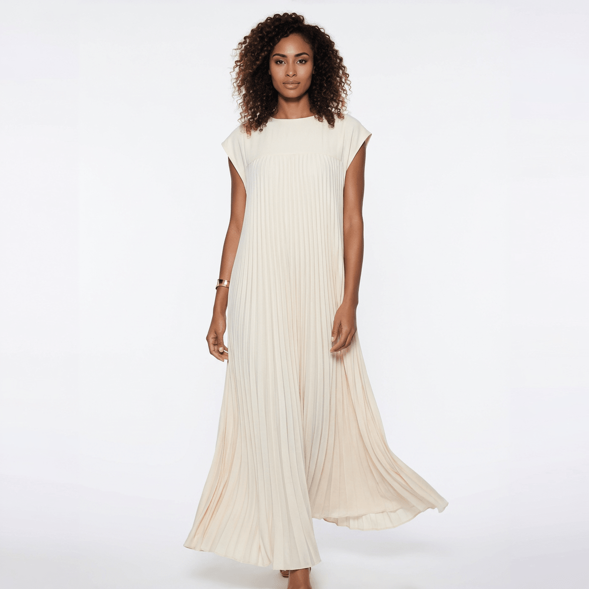 The Poise & Pleats Maxi - Oh she Rose