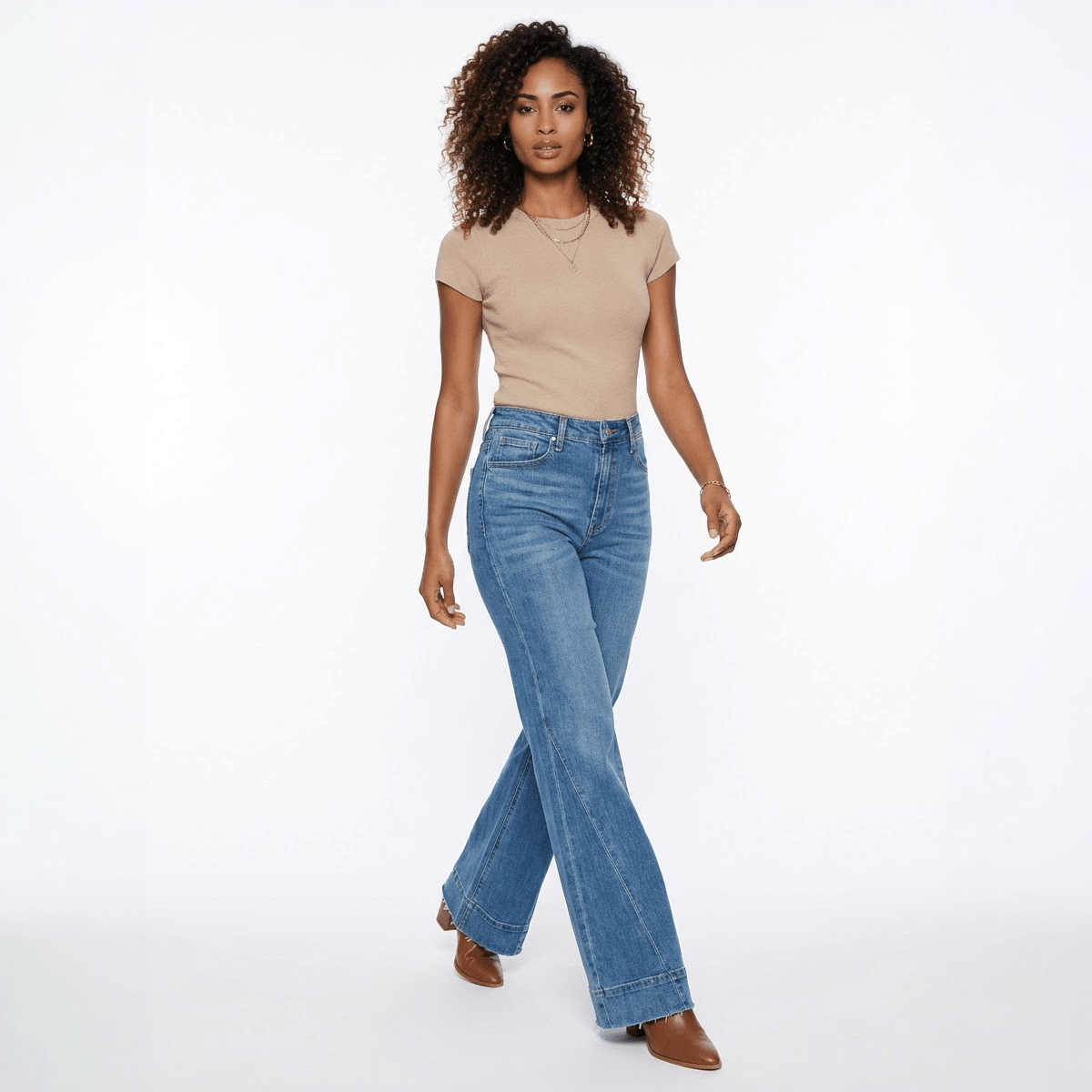 The Sienna Wide - Leg Jean - Oh she Rose