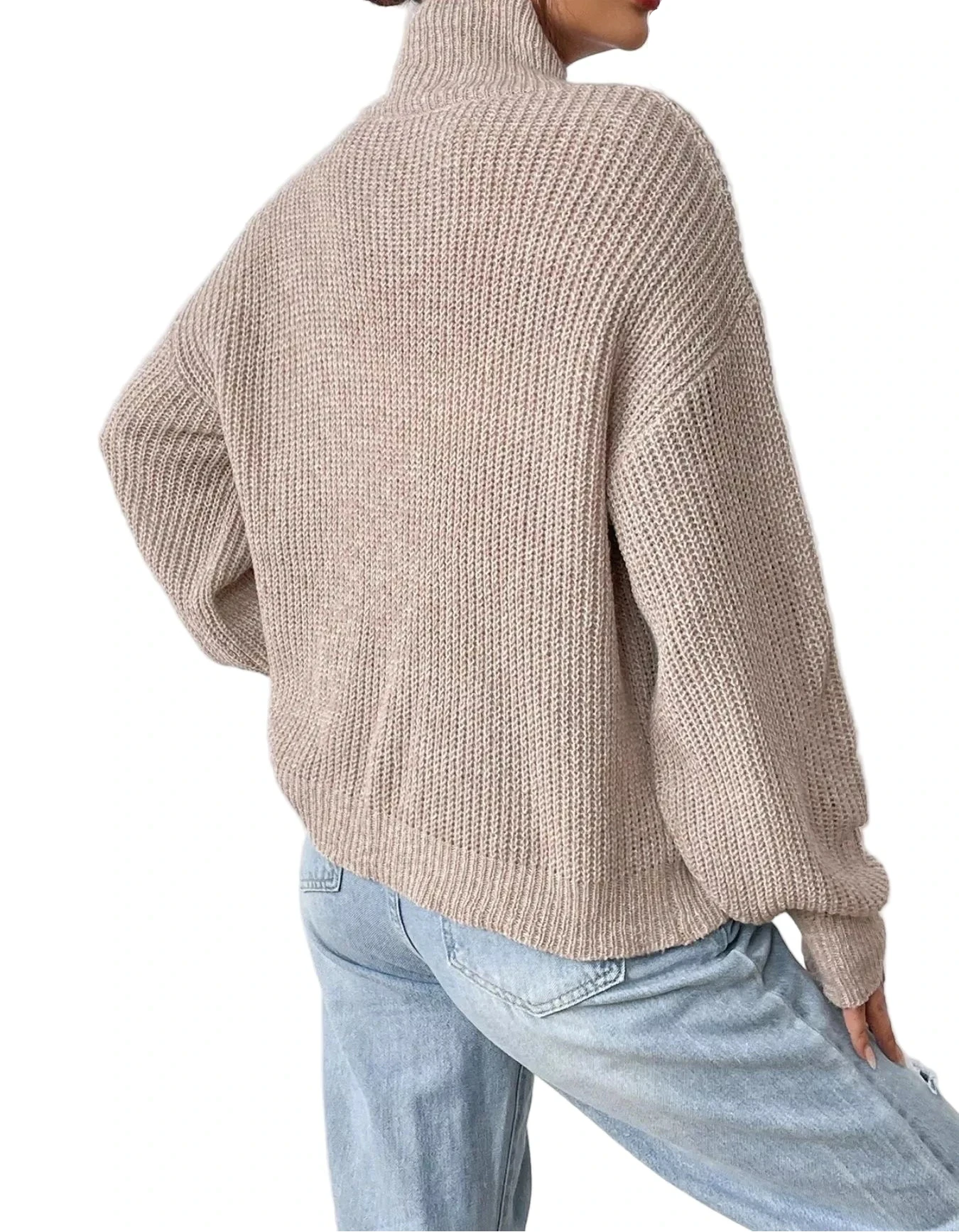 The Wrap - Me - Up Turtle Neck Sweater - Oh she Rose