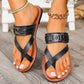 Toe Loop Sandals - Oh she Rose