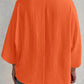 V - Neck Button Down Shirt - Oh she Rose