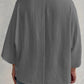 V - Neck Button Down Shirt - Oh she Rose