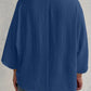 V - Neck Button Down Shirt - Oh she Rose