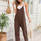 V - Neck Spaghetti Strap Jumpsuit - Oh she Rose