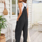V - Neck Spaghetti Strap Jumpsuit - Oh she Rose