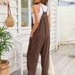 V - Neck Spaghetti Strap Jumpsuit - Oh she Rose