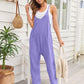 V - Neck Spaghetti Strap Jumpsuit - Oh she Rose