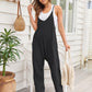 V - Neck Spaghetti Strap Jumpsuit - Oh she Rose