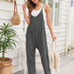 V - Neck Spaghetti Strap Jumpsuit - Oh she Rose