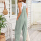 V - Neck Spaghetti Strap Jumpsuit - Oh she Rose