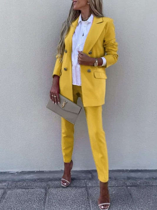 Who's that Hustler? Blazer and Pants Set - Oh she Rose