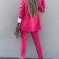 Who's that Hustler? Blazer and Pants Set - Oh she Rose