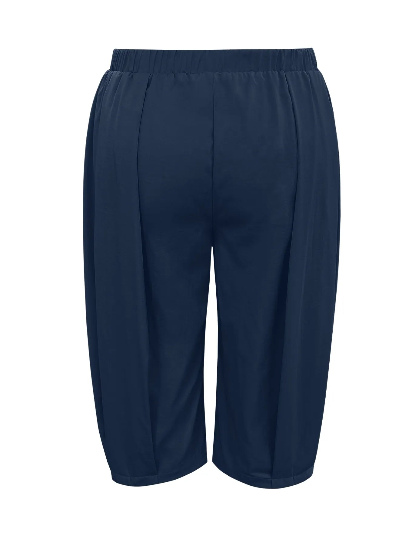 Wide Leg Pleated Cropped Pants - Oh she Rose