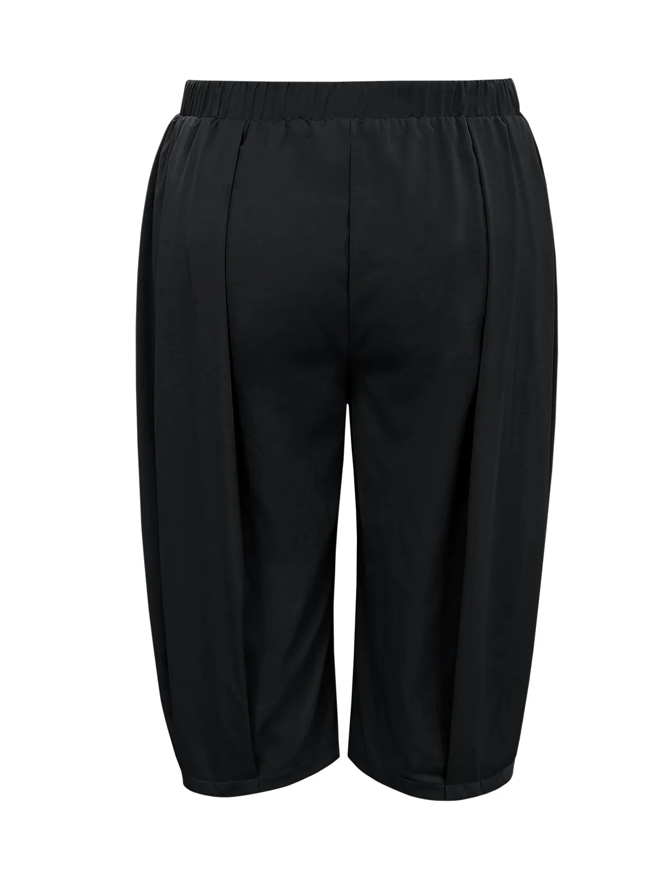 Wide Leg Pleated Cropped Pants - Oh she Rose