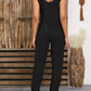 Wide Strap Jumpsuit with Pockets - Oh she Rose