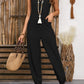 Wide Strap Jumpsuit with Pockets - Oh she Rose