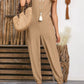 Wide Strap Jumpsuit with Pockets - Oh she Rose