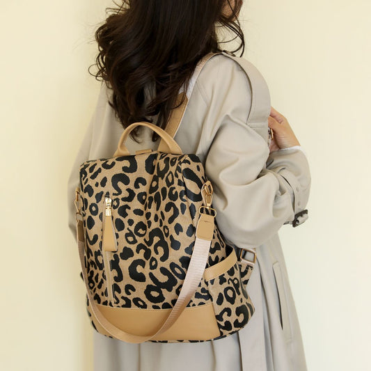 Wild Side Leopard Backpack - Oh she Rose