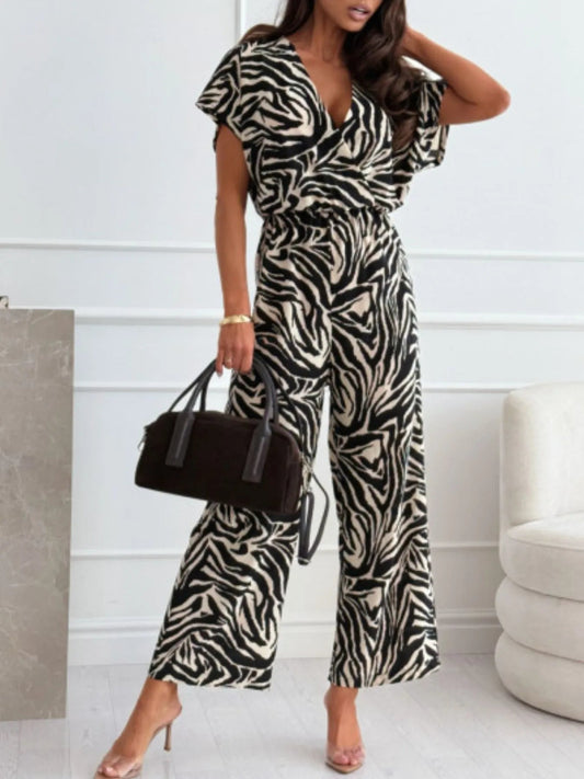 Wild Side Wide Leg Jumpsuit - Oh she Rose