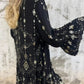 Witchy Woman Ruffle Sleeve Dress - Oh she Rose