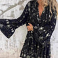 Witchy Woman Ruffle Sleeve Dress - Oh she Rose